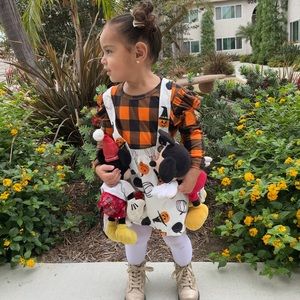 Halloween two piece skirt set